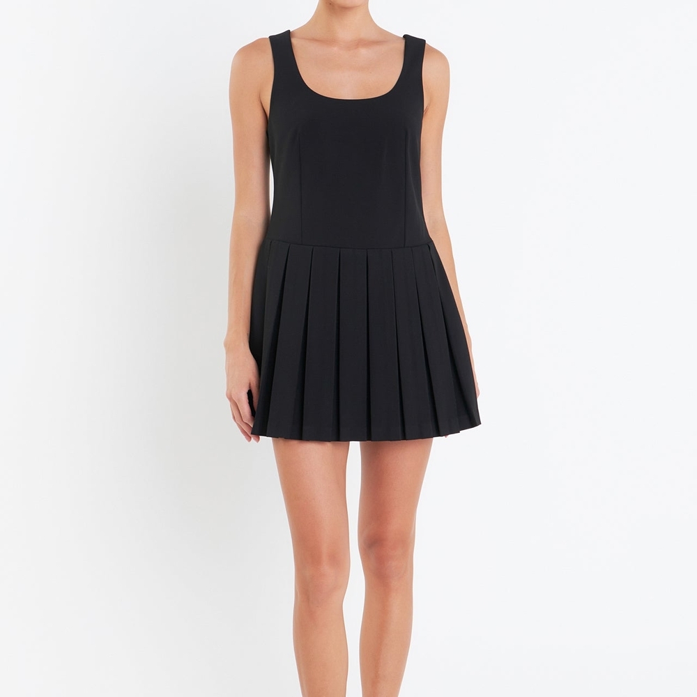 English Factory Black Mini Dress